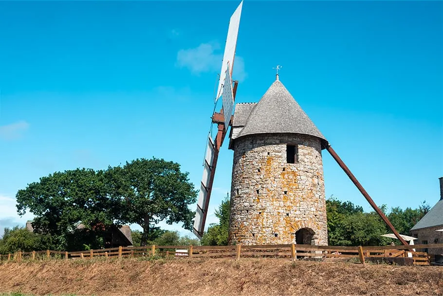 Moulin à vent dans le Cotentin