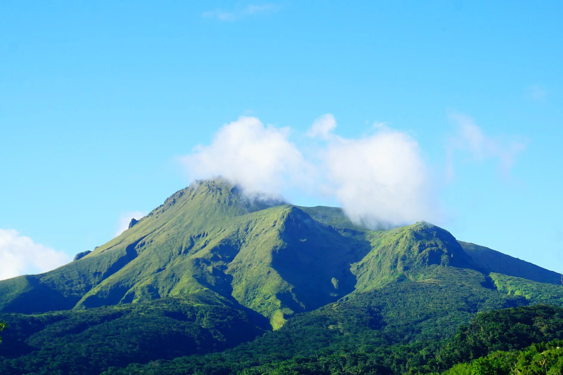 Le nord de la Martinique, la montagne Pelée